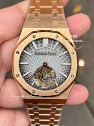 (พร้อมส่ง)นาฬิกาข้อมือAudemars piguet Royal Oak Selfwinding Flying Tourbillon 41mm. Grey Dial (Top S