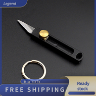 💖【Lowest price】Legend มีดพับขนาดเล็กพวงกุญแจมีดอเนกประสงค์แบบพกพาออกจากกล่องมีดตัดกระดาษมีด