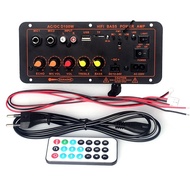 💥ส่งจากกรุงเทพ🔥แอมป์บลูทูธ แอมป์จิ๋ว เครื่องขยายเสียง 2ch บลูทูธ usb ฟังชั้นครบ โมแรงๆ 12/24/220V ปร