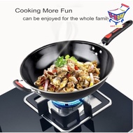 Modern Designed Cooking Wok Pan Frying Pan Cooking Gas Stove Cooking Enamel Pot