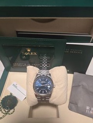 賣 126234-017 2024 Rolex Datejust 珠帶藍色面