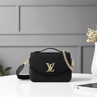 Louis Vuitton - Oxford 黑色牛皮手提斜背包