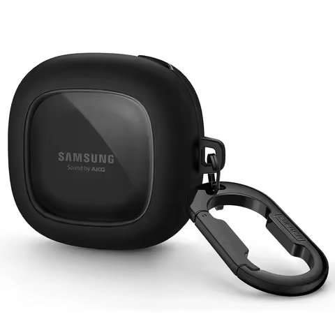 Transparent Hard Case with Carabiner for Samsung Galaxy Buds 2 Pro / Buds FE / Buds Pro / Buds 2 / B