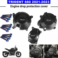 Trident Trident 660/TIGER 660 GBRACING Engine Protective Side Cover Engine Shock-resistant Cover