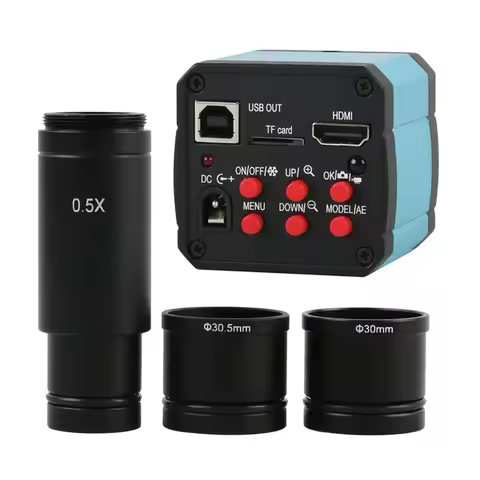 4K 2K 48MP 1080P 55MP HDMI USB Electronic Eyepiece Video Microscope Camera Mounting Size 23.2mm With