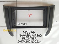 กรอบจอแอนดรอยด์ หน้ากากวิทยุ หน้ากากวิทยุรถยนต์ NISSAN NAVARA NP300 FRONTIER ปี2017-2022 สำหรับเปลี่