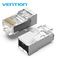 Vention RJ45 Connector Cat6/Cat5e/Cat5 Network Plug 8P8C Modular Ethernet Cable Crimp Connectors for