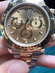 Rolex 勞力士 116523 香檳金 2018 全齊