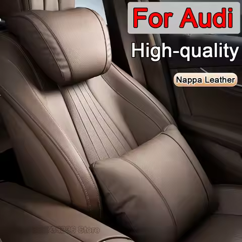 Top Quality Car Headrest Auto Neck Pillows Seat Support Waist Pillow For Audi A1 A3 8P 8L A4 A5 B6 B