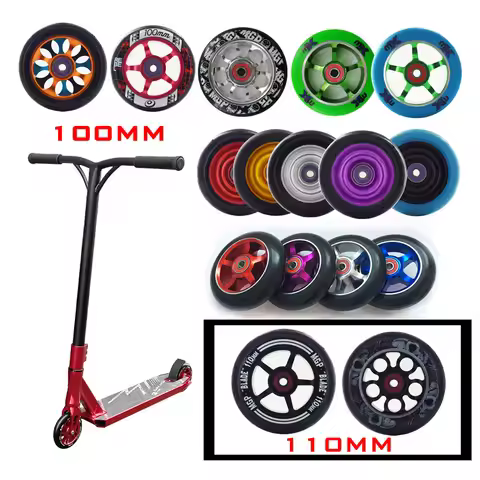 110mm 100mm 120mm Scooter Wheels Aluminium Alloy Steel Wheel Hub High Elasticity and Precision speed