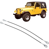 No.J5752617 Tailgate Support Cables for Jeep CJ Series CJ7 CJ5 Scrambler Tailgate Lift Cable