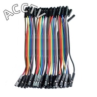 40pcs/lot 10cm 2.54mm 1pin Female to Female Male to Female Male to Male jumper wire Dupont cable