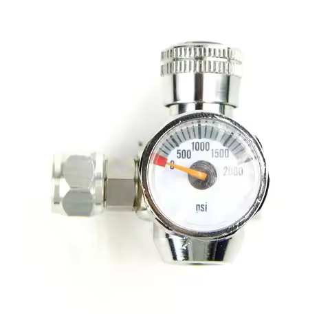 0-2000PSI CO2 Gas Flow Regulator With Silicone Tube For Aquariums & Mosquito Trap Thread 3/8 " for 1