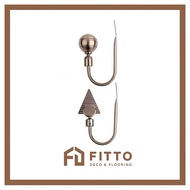 [FITTO] J22 ARTISTIC CURTAIN HOOK 22 - (HOLD BACK SERIES)