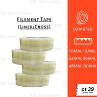 Filament Tape Cross / Line | Fiberglass Tape