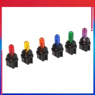 （NEW） 10PCS T5.5 Led Bulb W1.2WCar Interior Lights Dashboard Heating Indicator Wedge Auto Instrument
