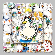 50 Sheets Duck Animal Cartoon Luggage Stickers Waterproof Graffiti Stickers Scooter Computer Tablet Cartoon Decoration