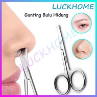 MATA Nose Hair Scissors Small Shaving Scissors Nose Hair Eyes Eyebrows Blunt Tip Steel Thread Blunt 