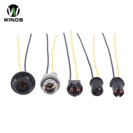 ODS 2PCS T10 T13 T15 Soft Bulb Holder Adapters Cable LED Bulb Connector Soet Wedge Base Light Bulb P