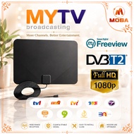 MyTv Antena Antenna Kuat 120 Miles TV Antenna 1080P Digital HDTV Indoor TV With Amplifier Signal Boo