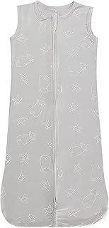 Baa Baa Sheepz Wearable Blanket Zip [2 Design] (Big Star Head Grey, 0-6 Months)