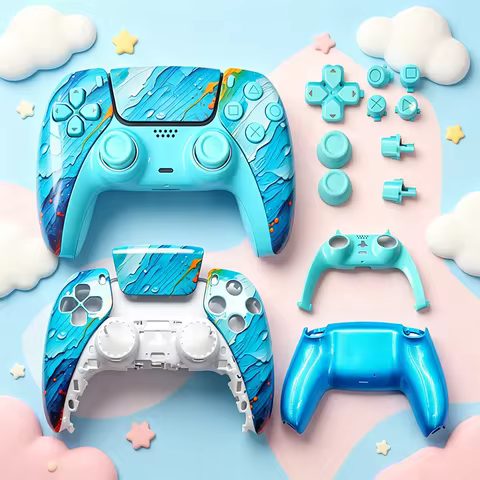 DIY pattern for PS5 game controller housing. Replacement face cover for game controller. PS5 game co