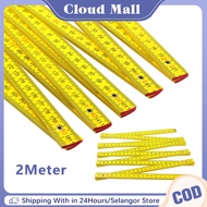 2Meter Folding Wood Rule for Carpenters