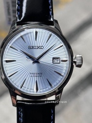 Brand New Seiko Presage SkyBlue Cocktail Time Automatic Dress Watch SRPB43J1