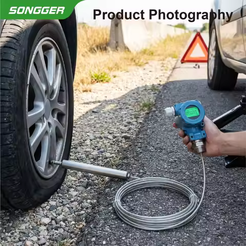 HTP-262 Digital Submersible Level Transmitter Water Level Sensor DC12-24V 4-20mA 0-5V 0-10V RS485 Hi