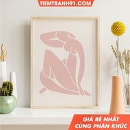 Tranh treo tường Gallery Wall Exhibition Gallery Wall Matisse Boho tặng kèm đinh treo nhận in theo y