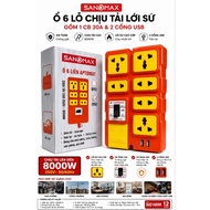 Super load-bearing power outlet 8000W 6 CERAMIC CORE HOLE 2USB AND 1 30A CB INCLUDED MANY OTHER PROD