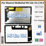 For Huawei MediaPad M5 Lite 10.1 LTE 10 BAH2-L09 BAH2-W19 Touch Screen LCD Display Assembly For M5 Lite 10.8 CMR-AL09 CMR-W09