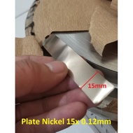 DC99 1Meter Welding Battery Plate Nickel Strip 32650 Nickel Plate 15mm 0.12mm