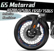 For R 1250 GS R1200 gs F 750 GS f 650 gs G 310 GS Reflective Motorcycle Wheel Sticker Rim Hub Stripe