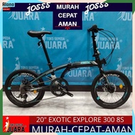 ALNS Sepeda Lipat Exotic Explore 300 8s 20 inch