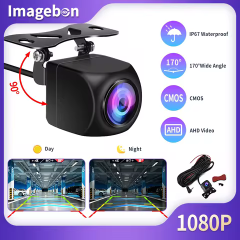 Universal 1080P Rear View Camera AHD 4 Pin 2.5mm Automatic Reversing HD Night Vision IP67 Rearview M