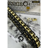 HYPERTECH PRO415X PREMIUM O-RING CHAIN 415 132L 140L (BLACK X GOLD)