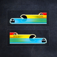 BERUIXER | Reflective Fun Pixel Game Sticker