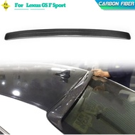 Full Carbon Fiber Car Rear Roof Spoiler Wings for Lexus GS F-Sport GS350 GS450 Sedan 2012-2015 Rear 