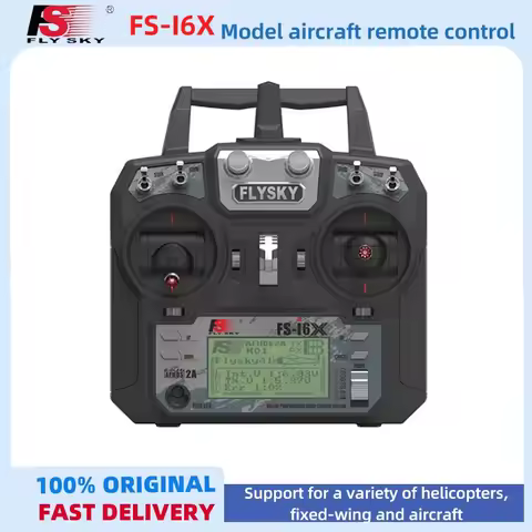 FLYSKY FS-I6X I6X 2.4G 10CH AFHDS 2A Radio Transmitter with IA6B IA10B Receiver