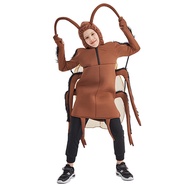 Source Supply Children Funny Costume Costume Juvenile Cockroach Jumpsuit Campus Activity Costume