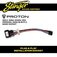Stinger Car Stereo Power Harness Socket Proton For Android Player (9"/10")
