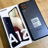Samsung A12 RAM 6\128 Nominus masih mulus fullshet second rasa baru garansi resmi indonesia