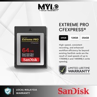 SanDisk Extreme Pro CFexpress Card Type B Memory Card 1500-1700MB/s ( 64GB )(128GB )( 256GB )( 512GB