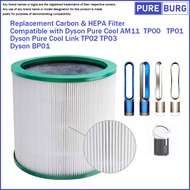 Replacement HEPA Filter compatible with Dyson Pure Cool Link AM11 TP00 TP01 TP02 TP03 BP01 Bladeless Fan