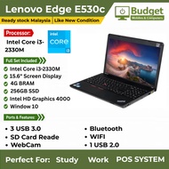 Lenovo ThinkPad Edge E530c 15 inch  Intel i3 2nd Gen - 4GB RAM - 128GB SSD (Refurbished)