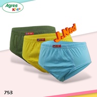 J753 (3, 6, 12) Agree Boys' Underwear Size ML XL XXL (Ages 5 - 9 Years)