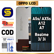 LCD OPPO A5s/ AX5s/ A12/ A7/ REALME 3/ 3i Compatible For Glass Original Touch Screen Digitizer