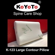 KOYOTO K-123 Large Size Wave Shape Contour Pillow Memory Foam Bantal Tidur Spine Care,Neck Pain/Cervical Pain Relief.