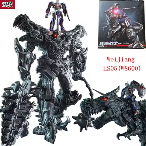 Transformation Toys Grimlock WEIJIANG W8600 BMB LS05 Action Figurine SS07 MP08 Alloy Anime Dinosaur 